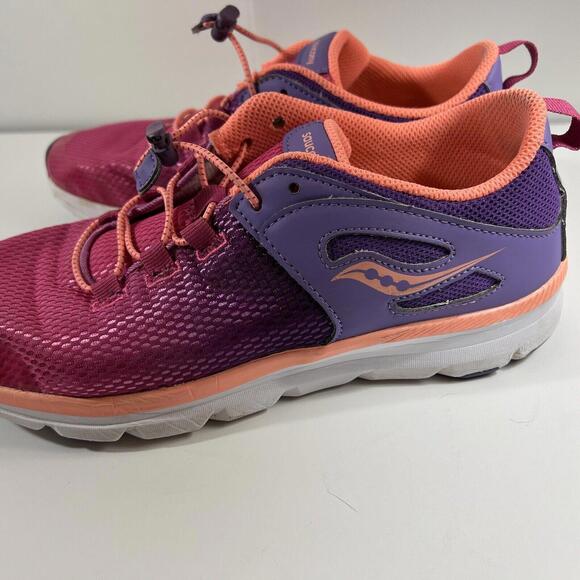 Saucony S Fusion Womens Size 7m Tri Color Running Shoes Sneakers - Picture 4 of 8